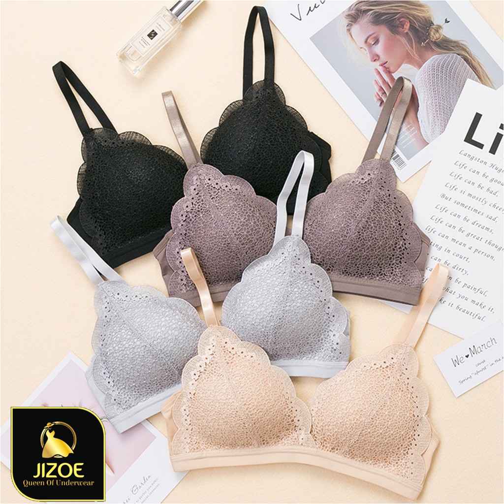 Áo ngực nữ không gọng ren hoa baby cao cấp JIZOE ALT07 | BigBuy360 - bigbuy360.vn