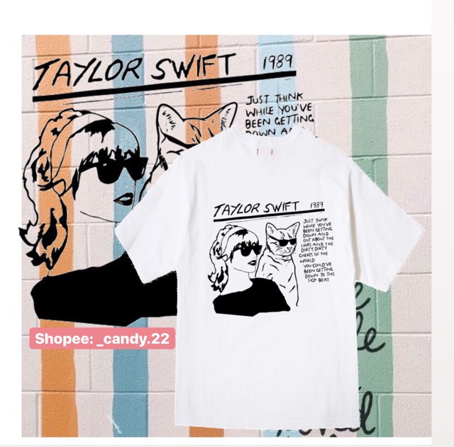 [ CÓ SIZE ] Áo thun tay lỡ Taylor Swift Collection Folklore unisex