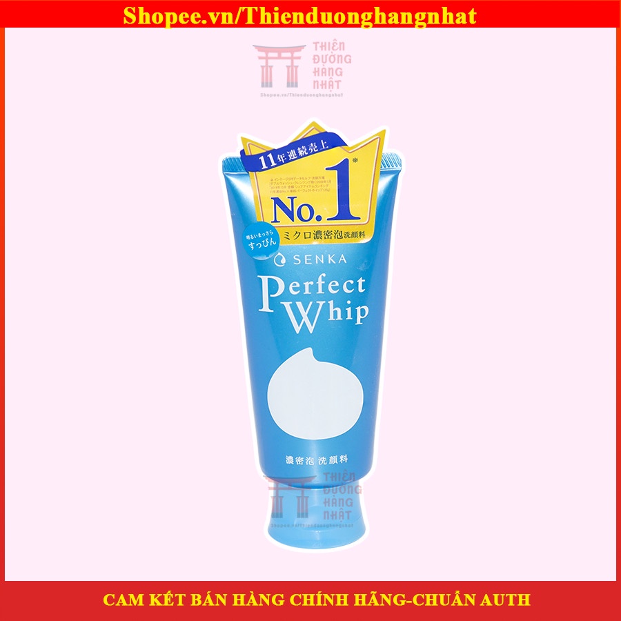 Sữa rửa mặt Senka Perfect Whip 120g-Nhật Bản