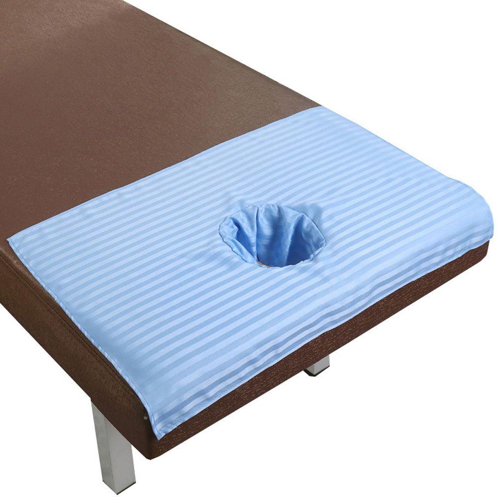 Ga Trải Giường Mát Xa Vải Cotton Mềm Mại Có Lỗ Thoát Khí Cho Salon / SPA