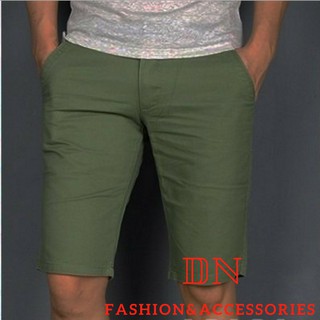 Quần Short Kaki Nam Xanh Rêu - Haravas Fashion