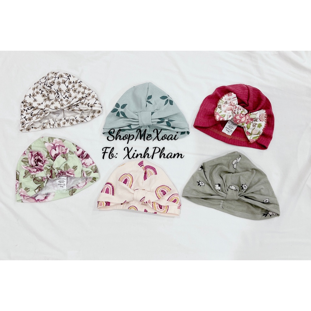 Mũ Turban, Nón Turban cho bé hàng xuất dư xịn cực iu size từ 0M-9M