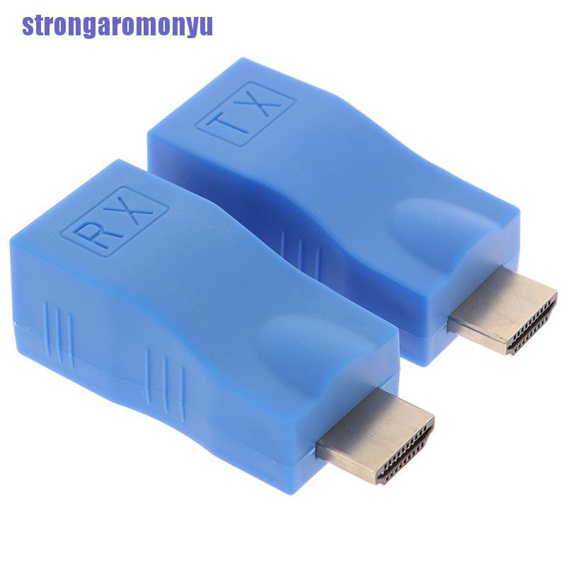 Bộ 2 Đầu Chuyển Đổi 1080P HDMI Sang RJ45 Cat 6 Mạng LAN Ethernet