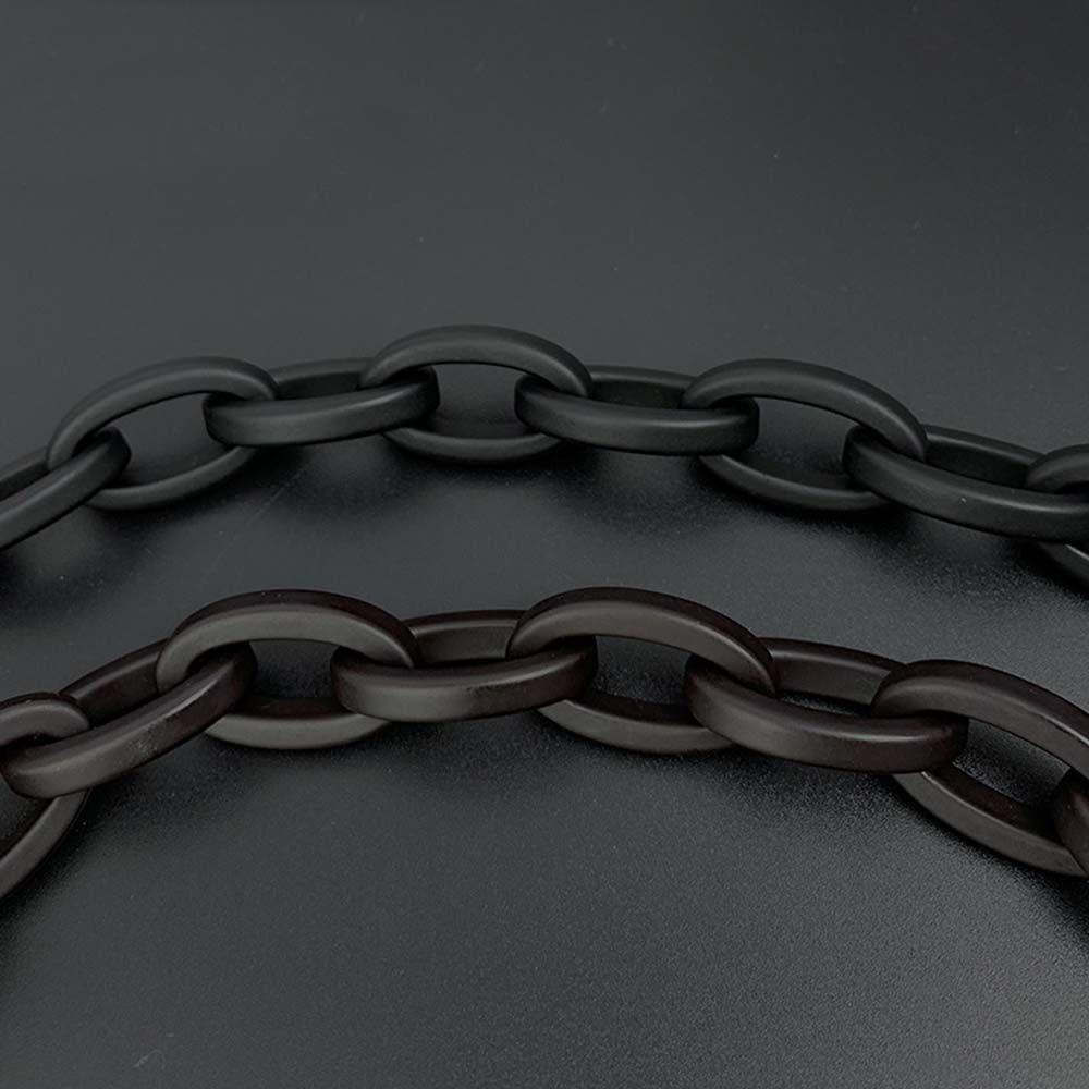 Dây Đeo Túi Xách Bằng Nhựa Acrylic Màu Đen Thay Thế DIY