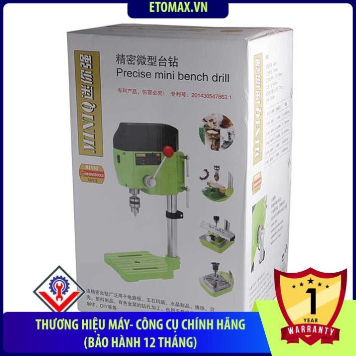 Máy khoan bàn công suất lớn miniQ 680W ( BG5168E),chính hãng MiniQ,có điều chỉnh tốc độ.