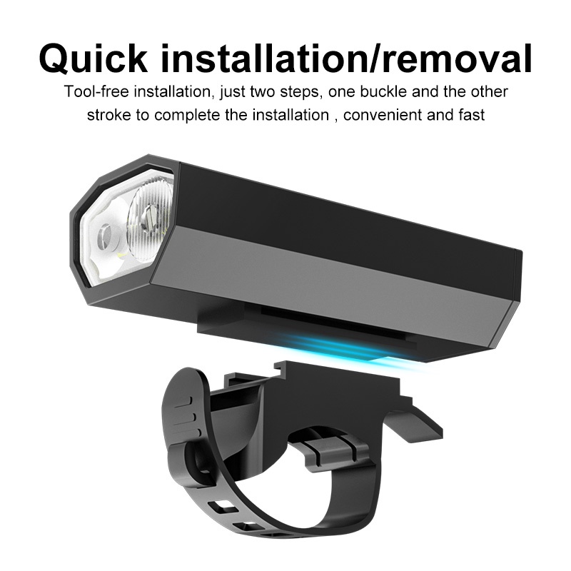 Đèn pha phía trước xe đạp X-TIGER 500lumen chống mưa sạc USB