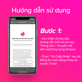 Toàn quốc [E-voucher] Gói Tinder Plus 1 tuần