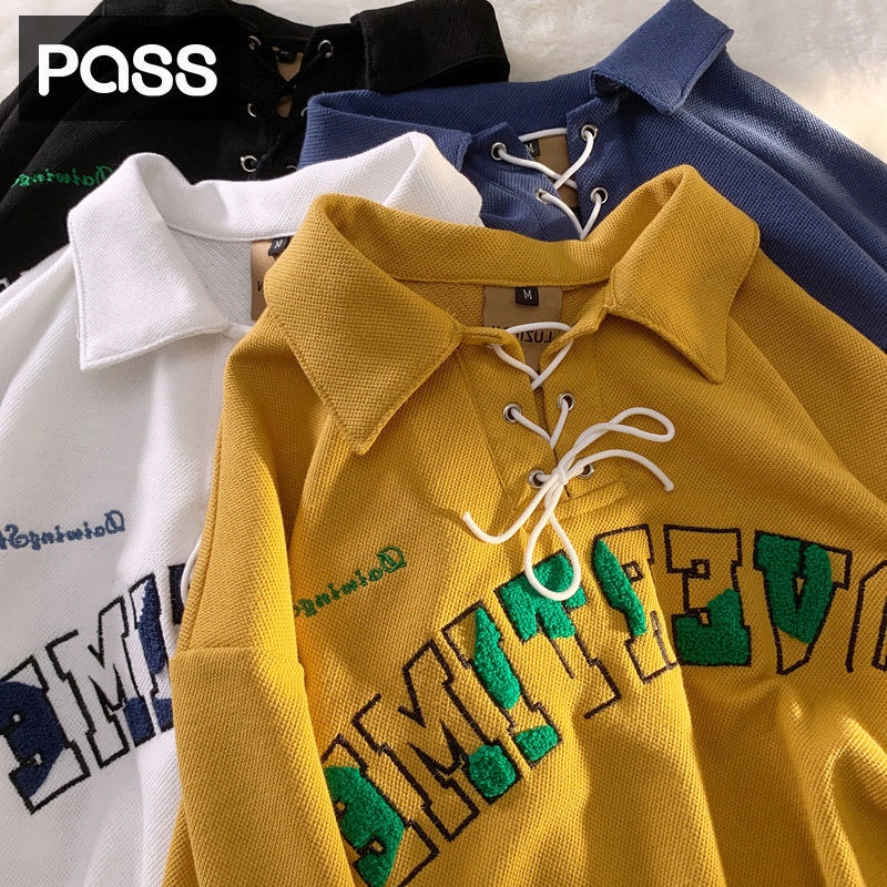 Áo polo Tay Ngắn Dáng Rộng Phong Cách Âu Mỹ Thời Trang Mùa Hè Cho Nữ