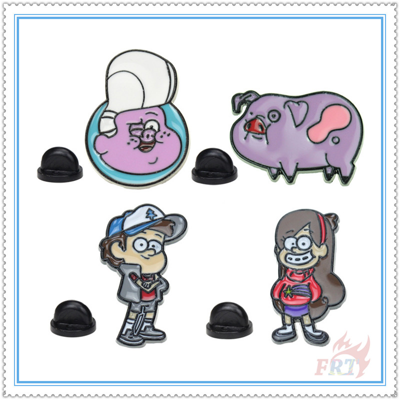 Trâm Cài Áo Hình Nhân Vật Hoạt Hình Gravity Falls - 1pc