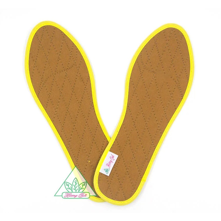 Lót giày vải cotton Hương quế CI-01 làm từ vải cotton, bột quế giúp hút ẩm, khử mùi, phòng cảm cúm và cải thiện sức khoẻ