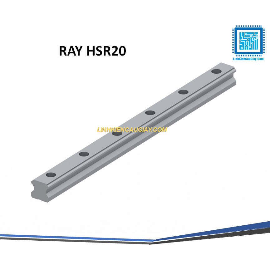 Ray trượt tuyến tính HSR20 (dài 1m) (Dùng chung với HSR20 THK)