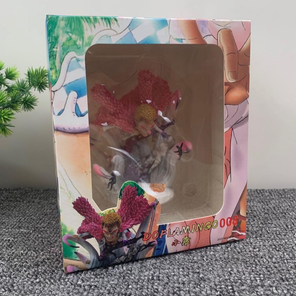 Mô hình One Piece Doflamingo cao 12cm , trạng thái chiến đấu , figure mô hình one piece , mô hình giá xưởng