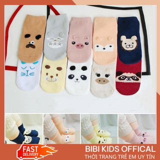 Tất chống trượt cho bé, tất trẻ em cao cấp Ponykids, tất trẻ em mềm mại, ấm áp, không xù lông