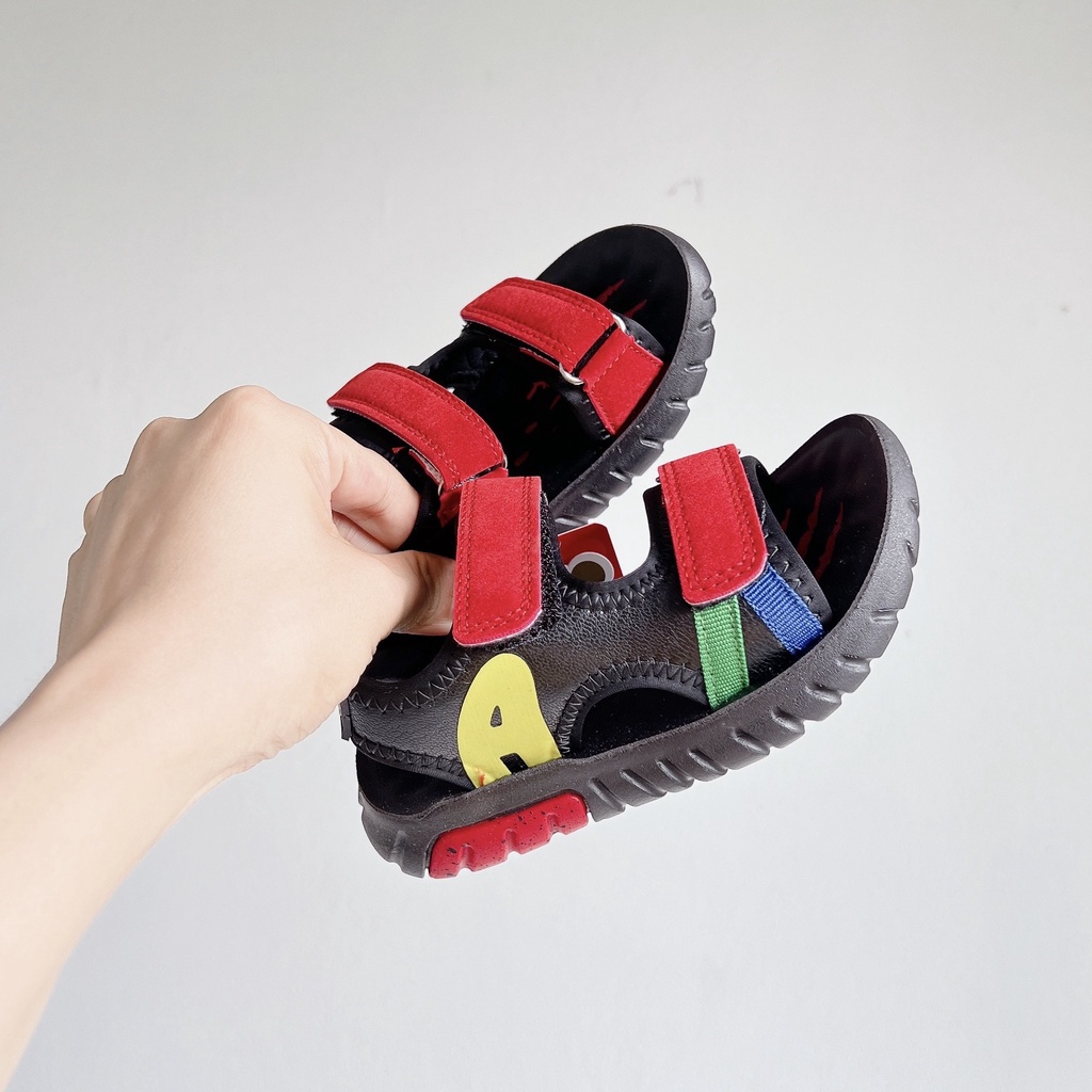 Dép quai hậu bé trai - Sandal nam quai ngang nhiều màu cho bé 1 tuổi đến 12 tuổi Babybees mã 720 750 ( ảnh thật)
