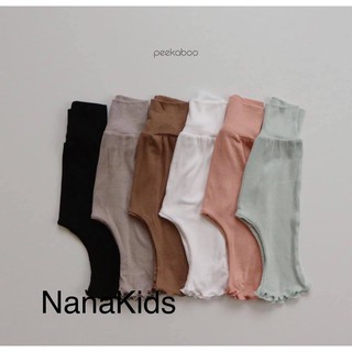 Legging Gân Lạnh Peekaboo (Đũng tròn, cạp cao)
