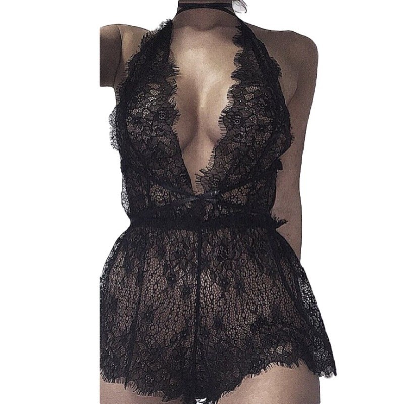 Bộ bodysuit ngủ ren lưới quyến rủ | BigBuy360 - bigbuy360.vn