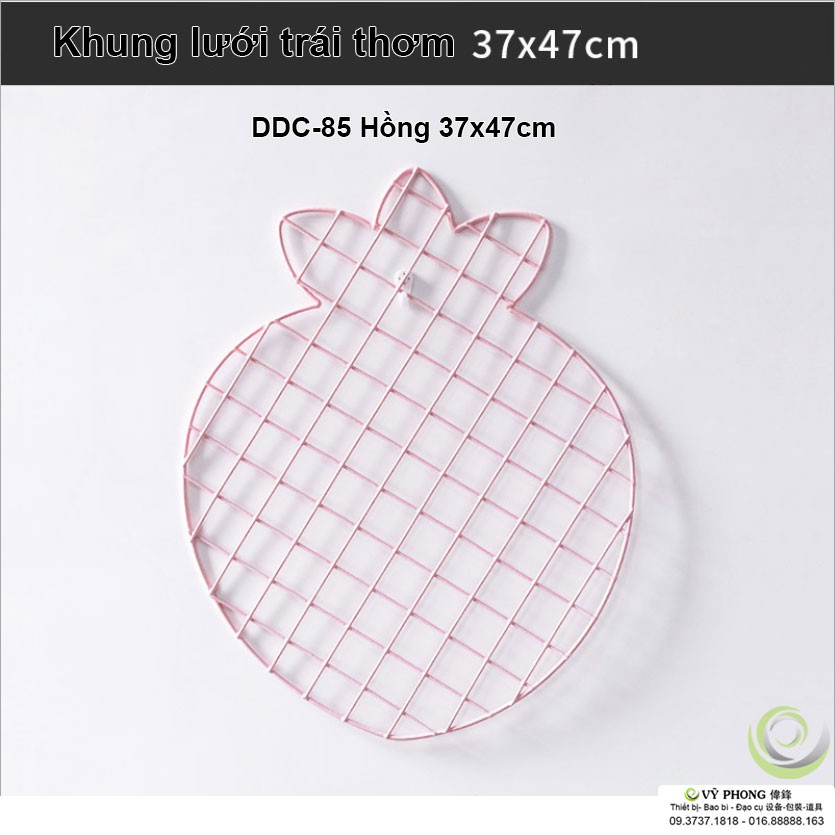 KHUNG LƯỚI SẮT TRÁI THƠM DECOR TRANG TRÍ CHỤP ẢNH SẢN PHẨM  DDC-83,84,85