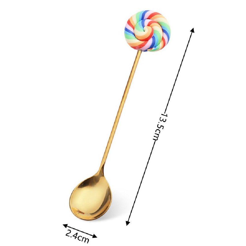 KUNHEV Muỗng Cà Phê Bằng Thép Không Gỉ Hình Hoa Mẫu Đơn