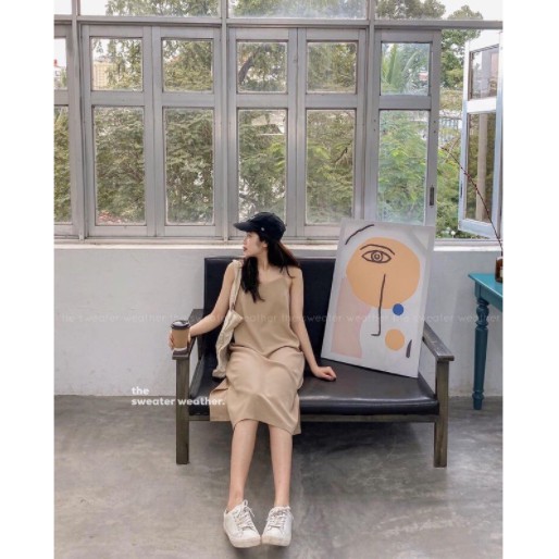 Váy 2 dây đũi ❤️FREESHIP❤️ Đầm 2 dây dáng xuông | BigBuy360 - bigbuy360.vn