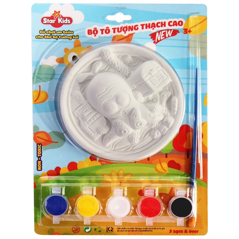 [Được chọn mẫu] Bộ tô tượng tròn 1 tượng Star Kids