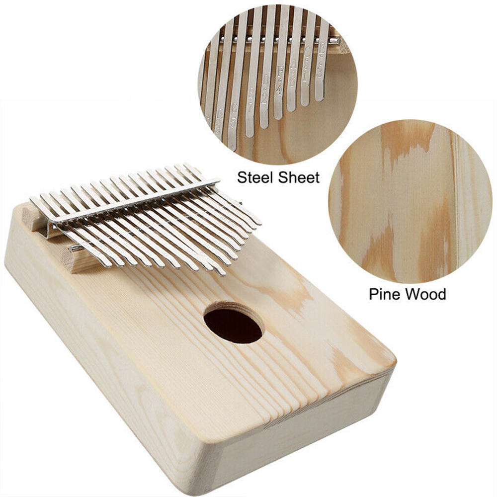 Đàn Kalimba Gỗ 17 Phím Cho Bé