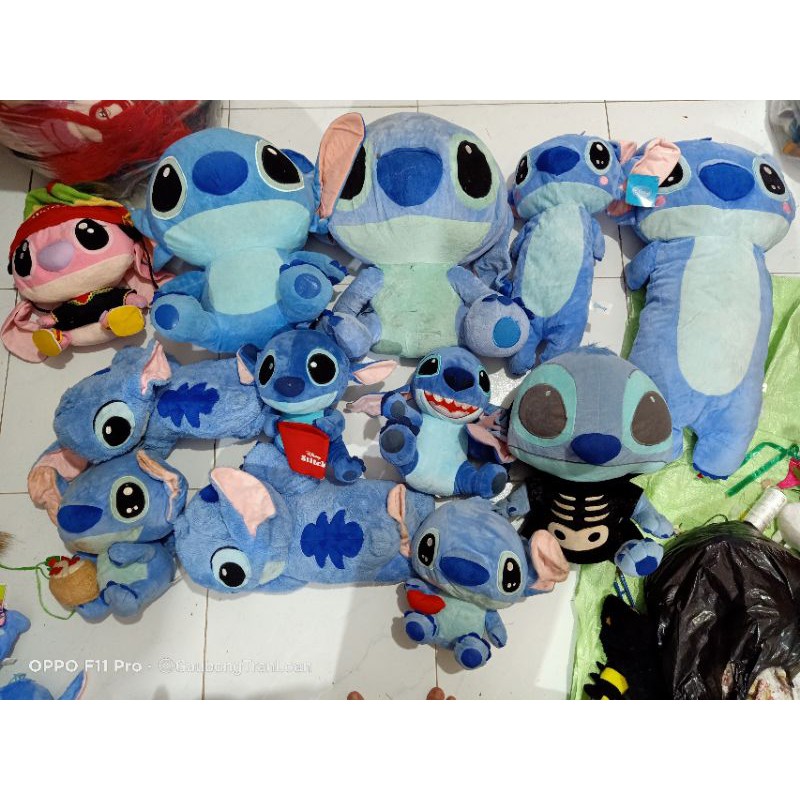 Gấu bông Stich xanh size 30_60cm