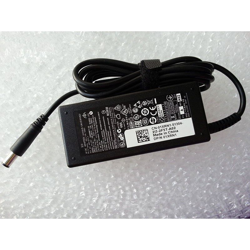 Sạc laptop Dell 19.5V - 3.34A - 65W chân kim nhỏ,kèm dây nguồn