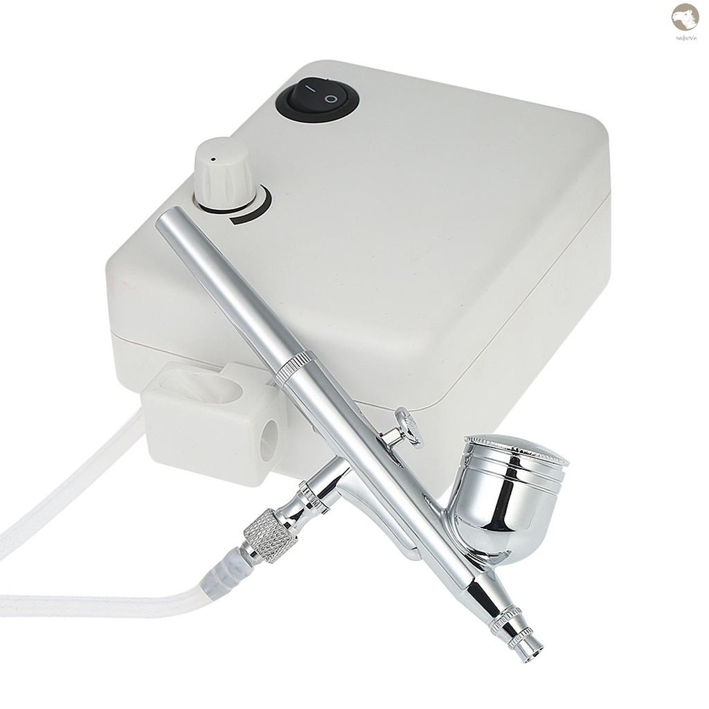 Bộ máy phun sơn mini đa năng dùng vẽ tranh sơn tường/ xăm mình/ vẽ móng tay đa năng