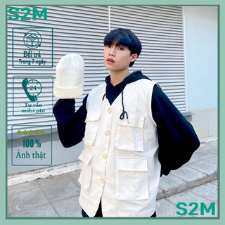 ÁO GILE KAKI FORM UNISEX GILE NAM NỮ GILE PHONG CÁCH HÀN QUỐC GILE THIẾT KẾ S2M