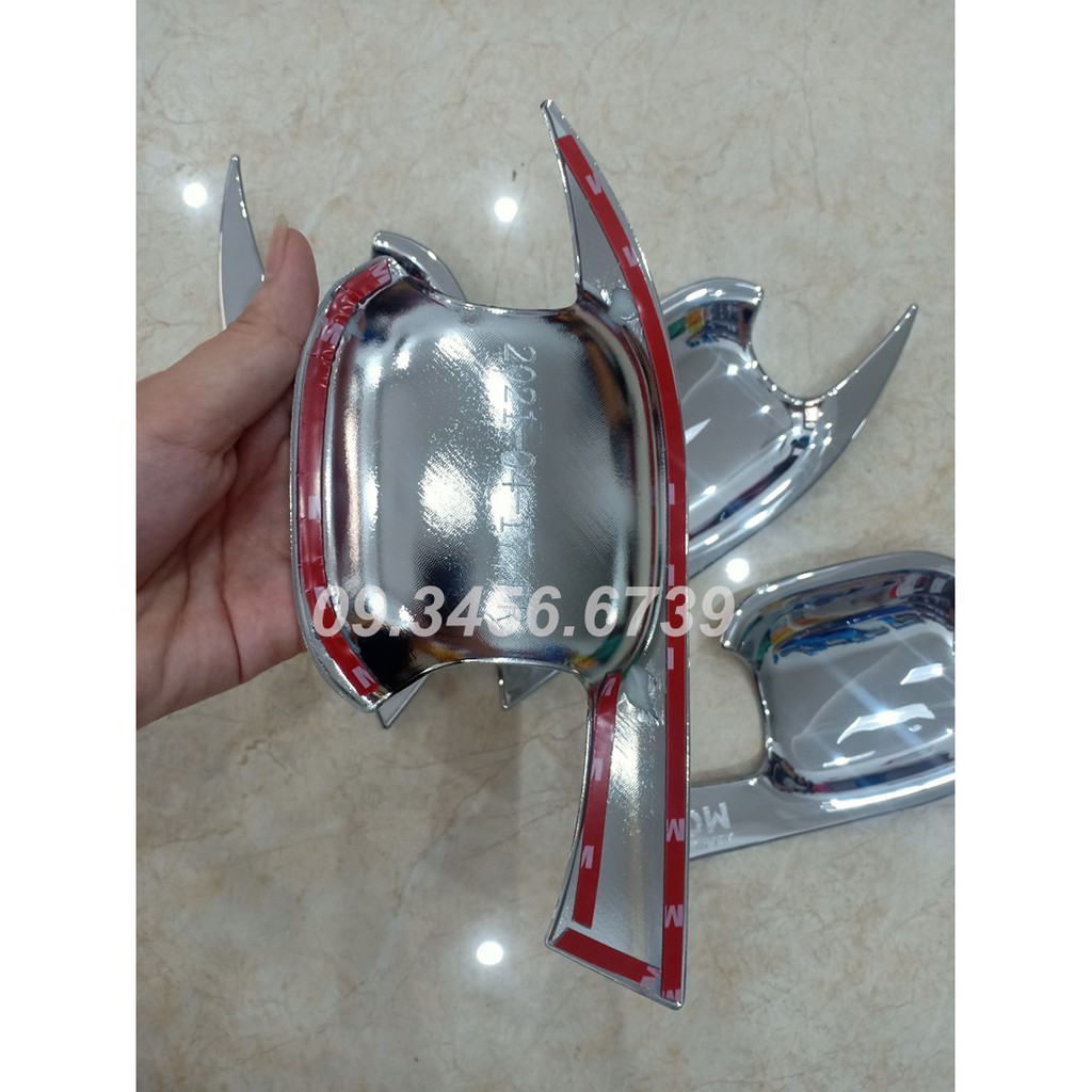 Ốp tay hõm cửa xe MG ZS mạ crom cao cấp chống xước tay cửa làm đẹp cho xe