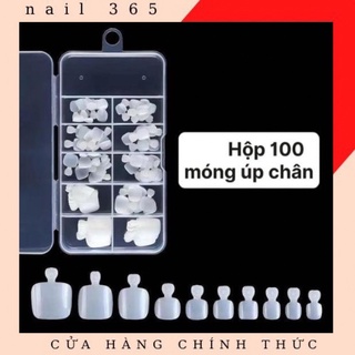 Hộp 100 móng úp chân
