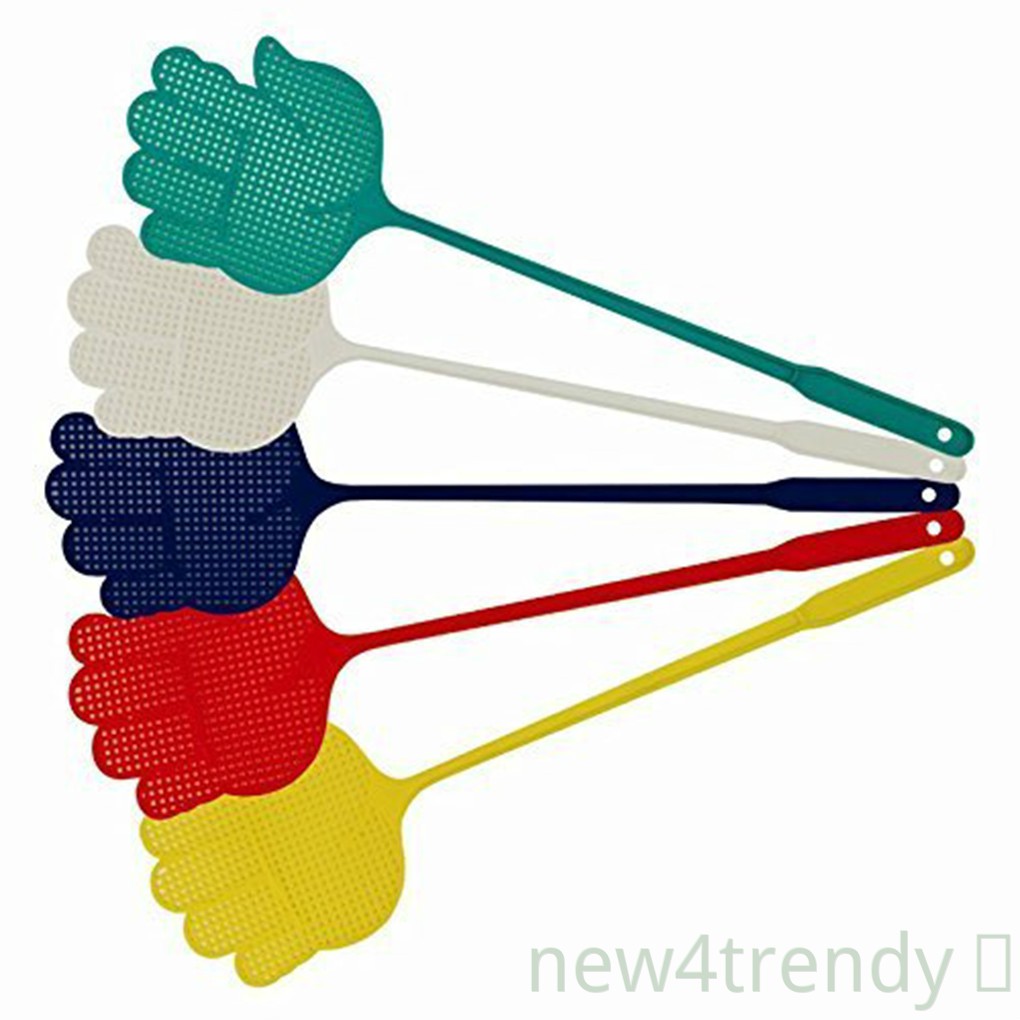 5pcs Home Kitchen Accessory Hand Palm Shaped Plastic Flysecter Color Randomly