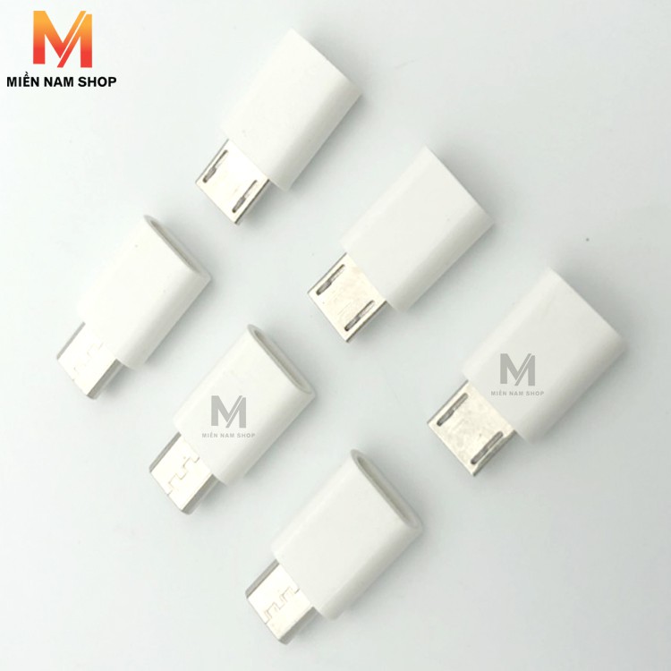 [Mã 2404EL10K giảm 10K đơn 20K] ĐẦU CHUYỂN ĐỔI TYPE C SANG MICRO USB (TRẮNG)