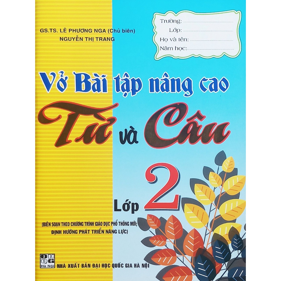 Sách - Vở Bài Tập Nâng Cao Từ Và Câu Lớp 2