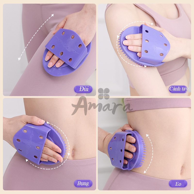 Bàn Chải Thông Kinh Lạc Massage Body, Massage Cổ Vai Gáy Toàn Thân Giảm Béo Hiệu Quả