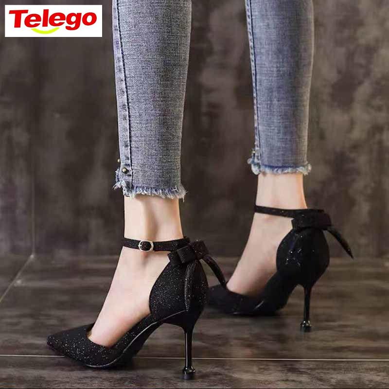 Giày cao gót thời trang thiết kế thanh lịch phong cách năm 2022 cho nữ