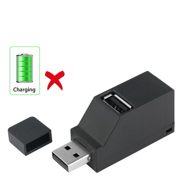 Bộ chia 3 cổng USB nhỏ gọn tiện dụng cho máy tính , laptop