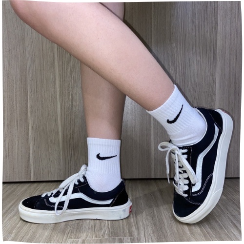 Tất Nam Cổ Cao Chất Liệu Dệt Kim Cao Cấp, Tất Nike Cổ Cao Nam Nữ Thể Thao