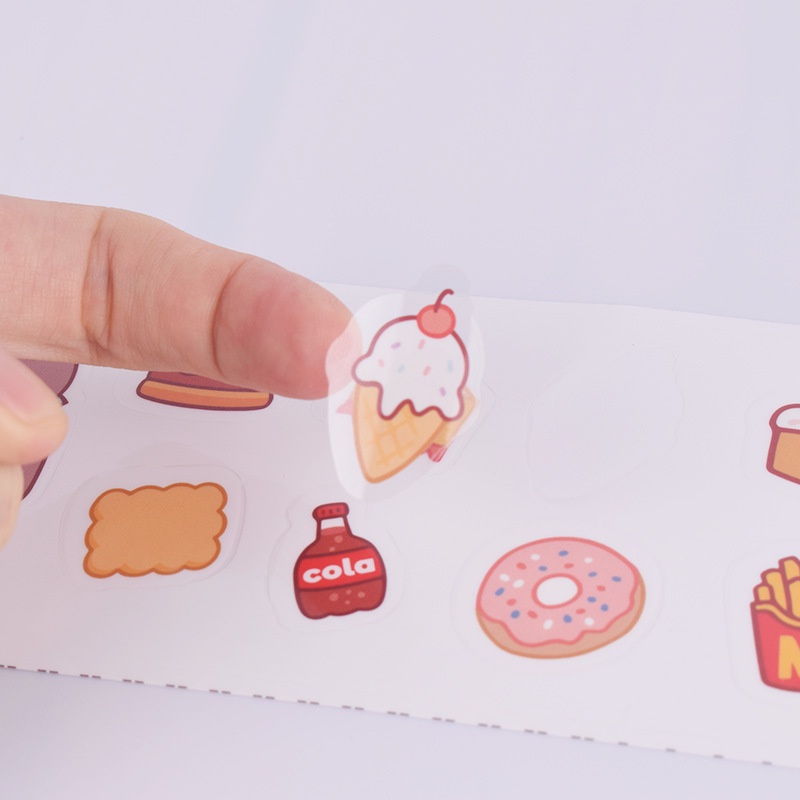 Hình dán trang trí bình nước 2D hình dán sticker cute cho bé sticker công chúa