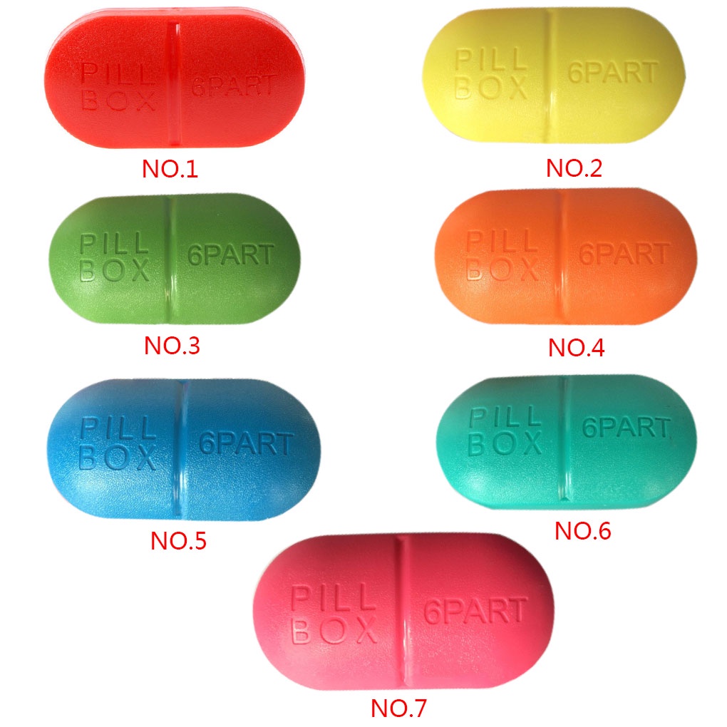 Compartment Travel Pill Box Organizer Tablet Storage Dispenser Container Holder Pill Case Box