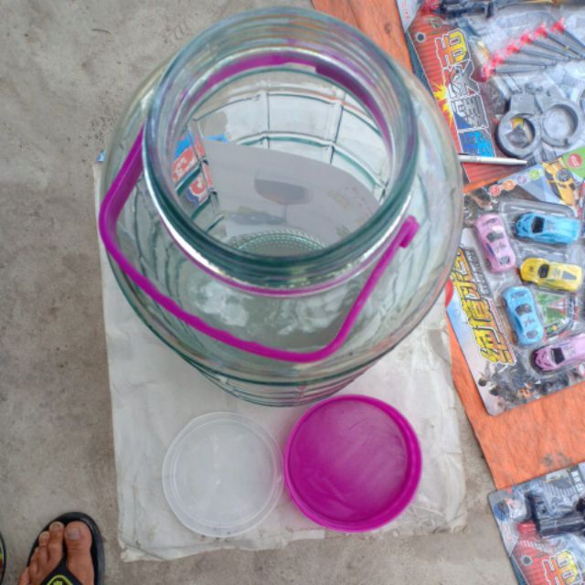 Bình thủy tinh 3lít có quai