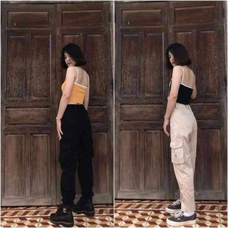 Quần kaki túi hộp