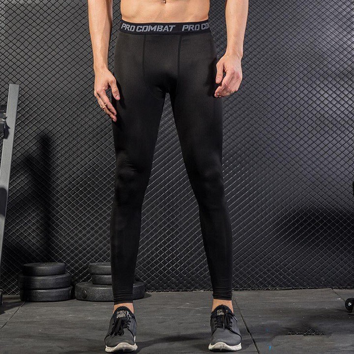 Quần Giữ Nhiệt PRO COMBAT - Quần LEGGING Tập GYM Dành Cho Nam  - Thấm Hút Mồ Hôi, Co Dãn 4 Chiều