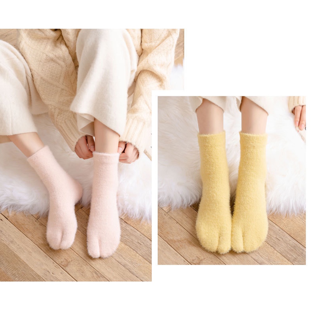 Vớ Dày 2 Ngón Giữ Ấm Mùa Đông Dành Cho Nữ