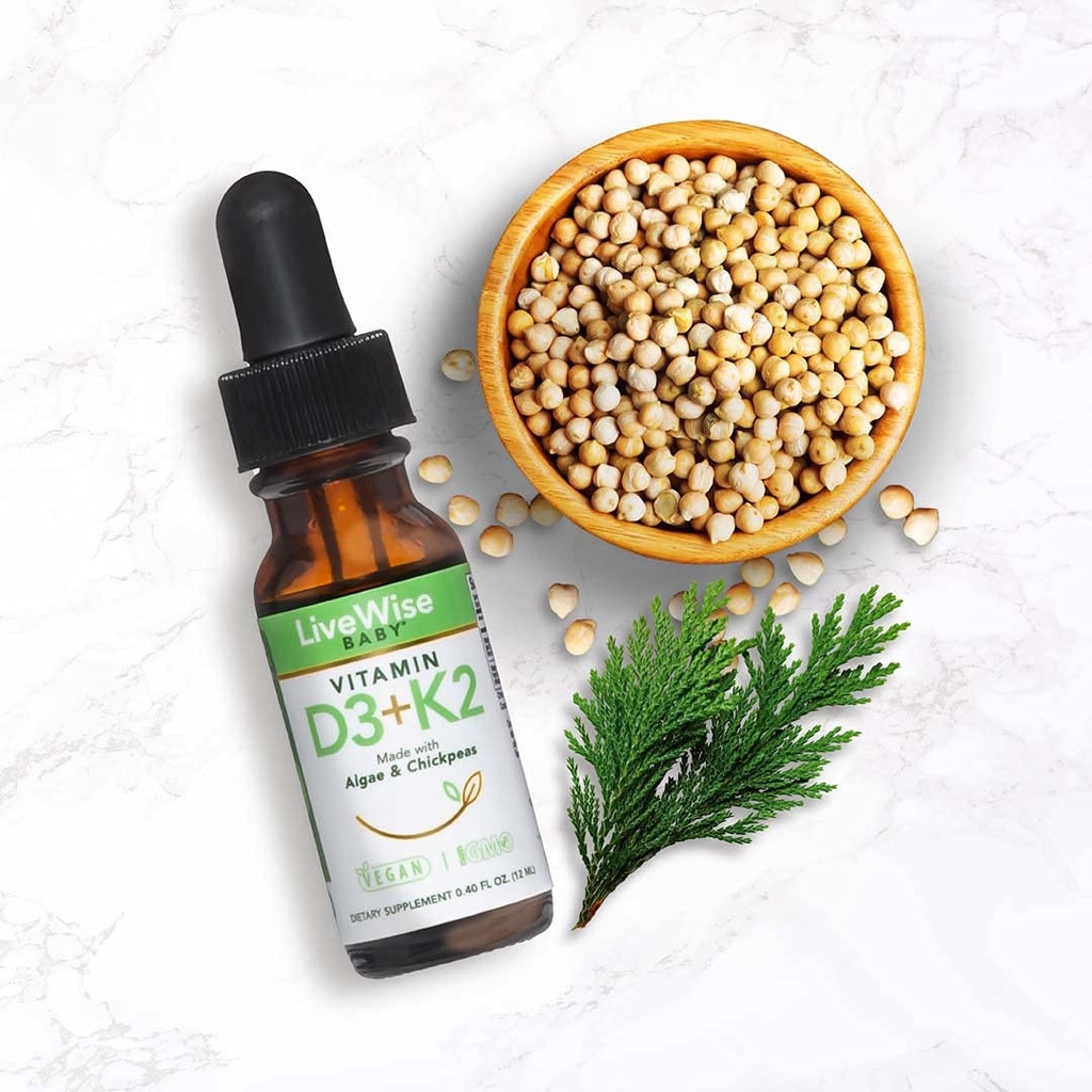 Vitamin D3 K2 LiveWise baby Mỹ 30ml