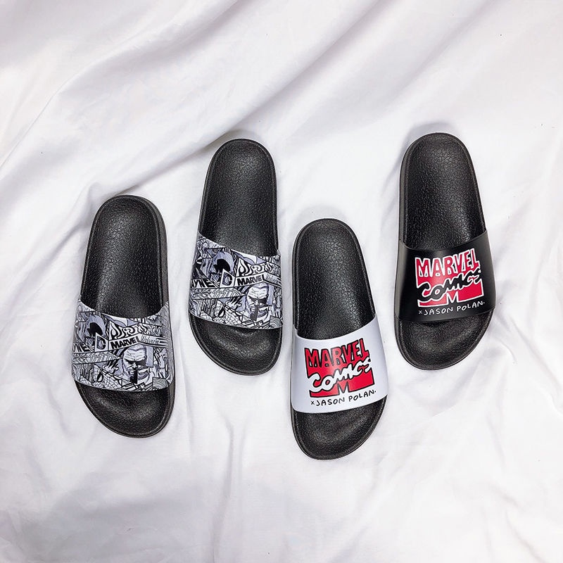 Dép Lê In Hoạ Tiết Anime Marvel Dành Cho Nam Và Nữ