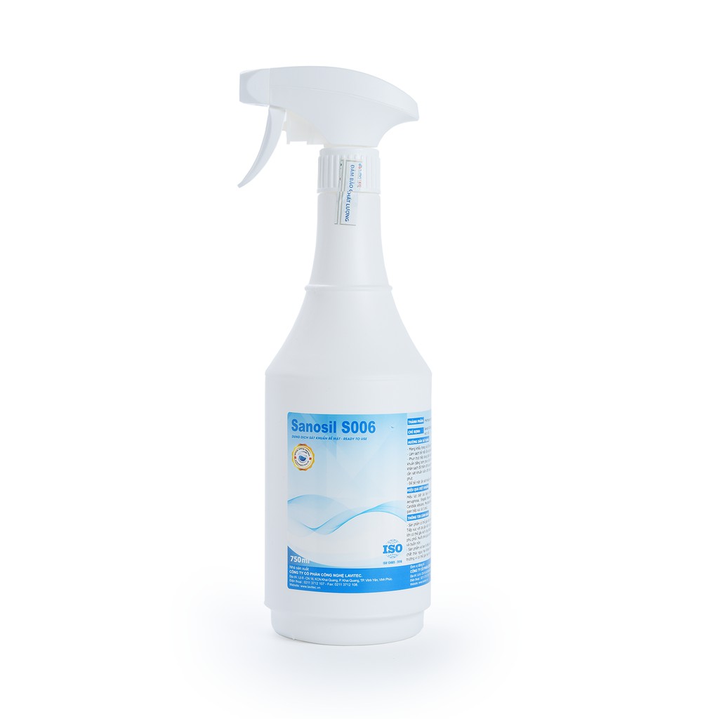 Dung dịch sát khuẩn bề mặt SANOSIL S006 ( Chuyên Dùng trong Bệnh Viện)