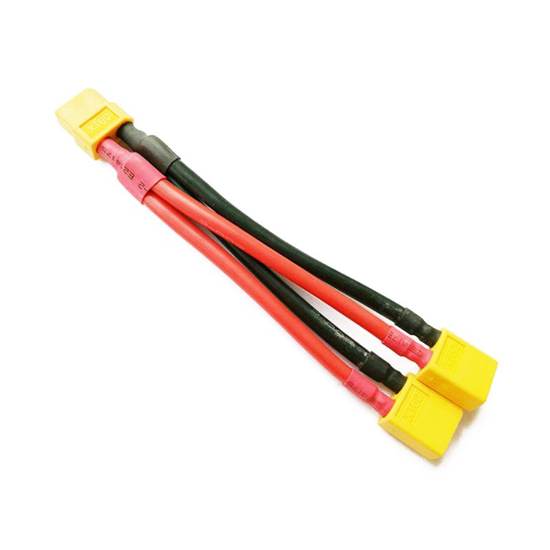 Dây Cáp Nối Pin Song Song XT60 Chữ Y 3 Chiều Bằng Silicon Hai Đầu Nối Dài Cho Pin RC