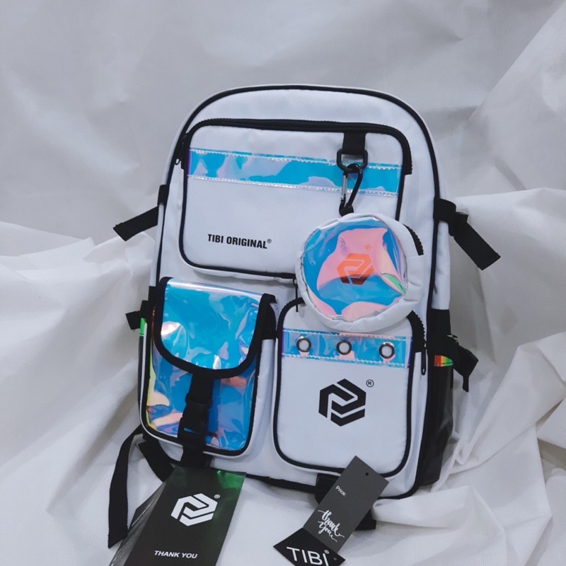 Balo Tibi Original SS3 Backpack Chất Vải Canvas Cao Cấp Cặp TBO Đi Học Thời Trang Đựng Được Laptop 15 Inch