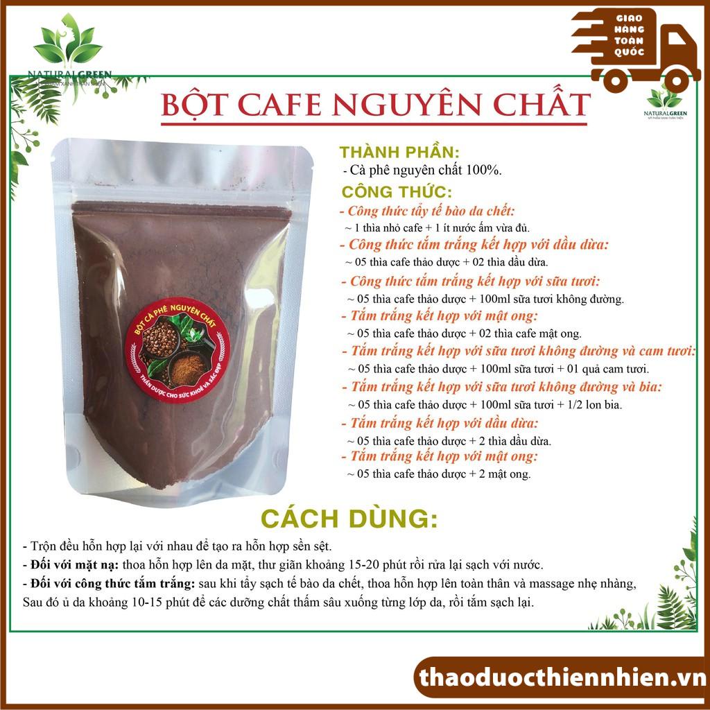 Bột cà phê nguyên chất dưỡng da , tẩy da chết, đắp mặt , trắng da